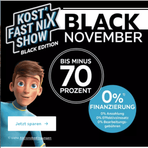 Möbelix Black November 2024 – bis zu 70% Rabatt!