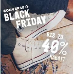 Converse Black Friday 2024 – bis zu 40% Rabatt auf ausgewählte Artikel