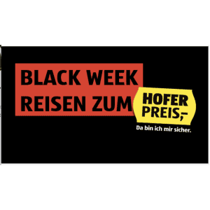 HOFER Reisen Black Friday 2024 – alle Highlights!