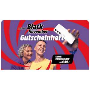 Media Markt Black November Gutscheinheft im Preischeck