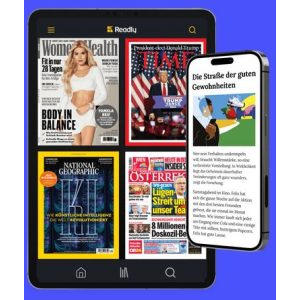 Readly Black Friday Magazin-Flatrate (7.500+ Magazine) – 3 Monate kostenlos testen