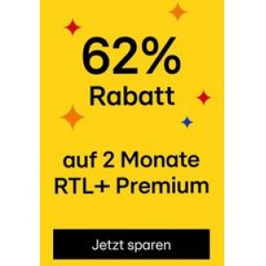 RTL+ Premium Black Friday – 2 Monate um 3,49 € / Monat statt 8,99 €